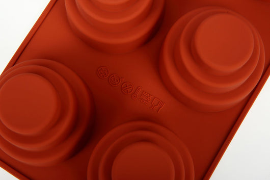 Molde de Silicona Redondo de 3 Capas y 6 Orificios para Pasteles - Image 10