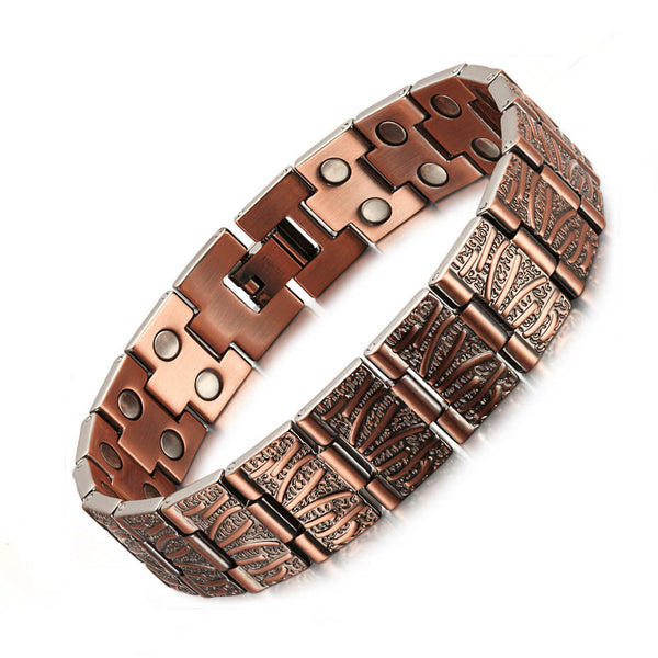Pulsera de Cobre con Imanes Doble Fila Dragon