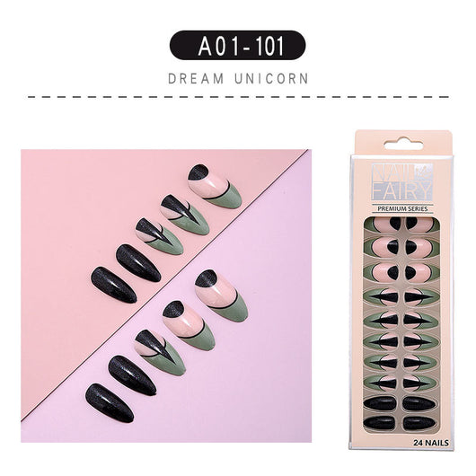 Uñas Postizas Acabadas Estilo Europeo y Americano - Image 4