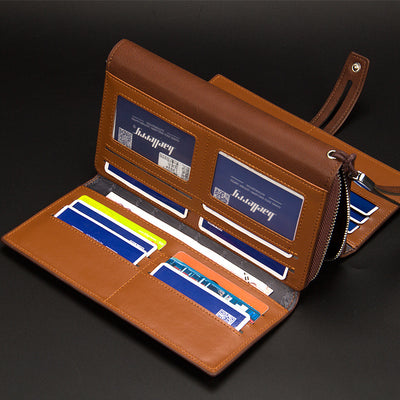 Cartera Multifuncional Baellerry Europe - Billetera Ejecutiva para Hombre de Gran Capacidad - Image 5