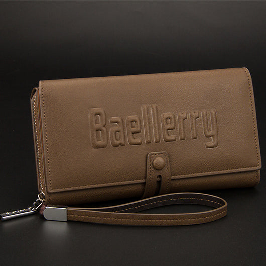 Cartera Multifuncional Baellerry Europe - Billetera Ejecutiva para Hombre de Gran Capacidad - Image 7
