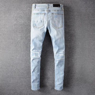 Pantalones Vaqueros Rotos Estilo Urbano para Hombre - Image 3
