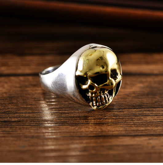 Anillo de Calavera en Plata S925 - Diseño Dominante y Moderno - Image 11