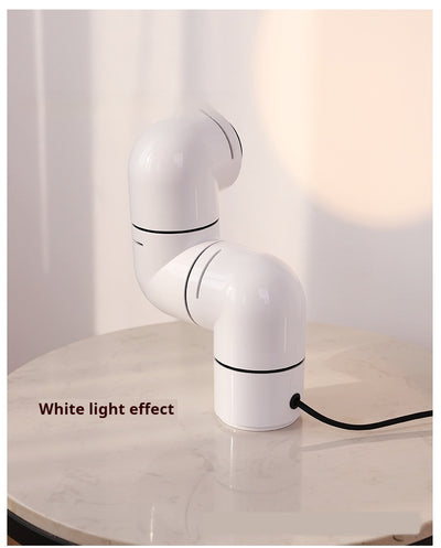 Lámpara Decorativa Futurista con Tuberías Rotativas - Image 7