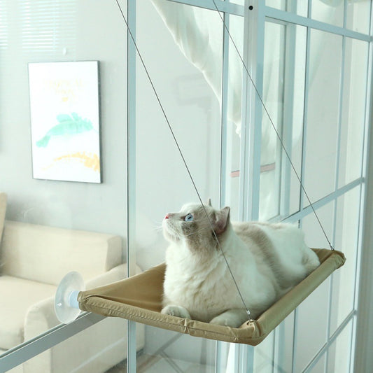 Cama Columpio para Gatos Cuatro Estaciones con Ventosa