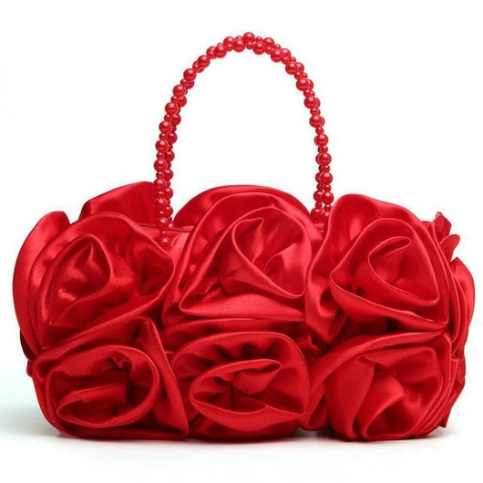 Bolso de Noche Beaded Rose - Elegancia Floral para Eventos Especiales - Image 12