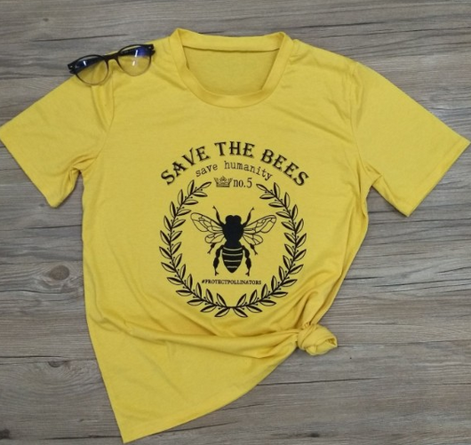 Playera de Cuello Redondo Estampado con Letras - Image 6