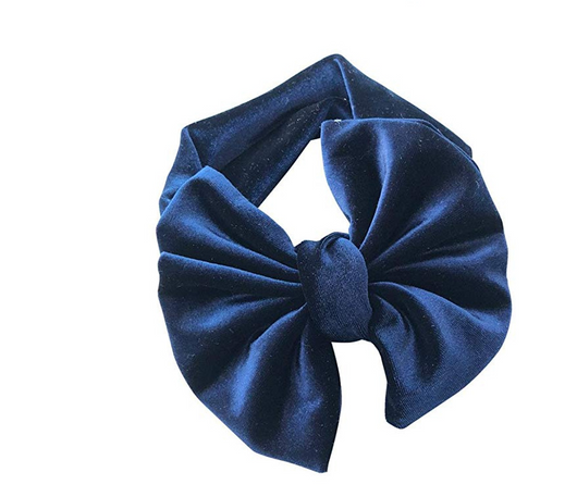Turbante Terciopelo para Bebé y Niña con Lazo - Cinta para el Cabello Fotografía - Image 8