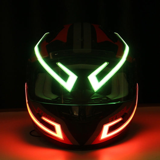 Tira Luminosa LED para Casco de Moto - Señalización Nocturna de Seguridad - Image 4