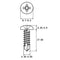 M 4.8 X 19 M 4.8 19 Mm