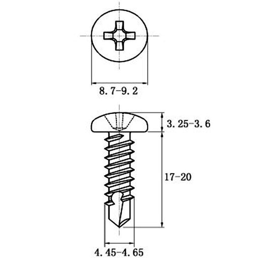 Tornillos de Acero Inoxidable con Espiga Helicoidal y Ranura Phillips - Image 20