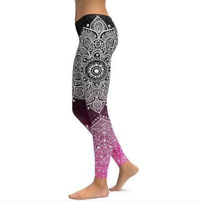Pantalones de Yoga Estampados para Mujer - Fitness y Comodidad - Image 8