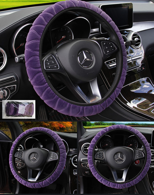 Funda de Peluche para Volante de Auto - Image 4