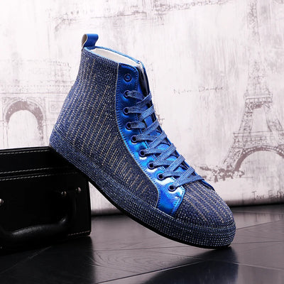 Botas Martin para Hombre con Detalles de Cristal Rhinestone - Image 16