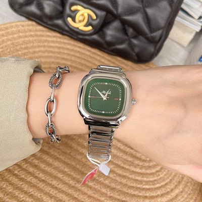 Reloj Mujer Retro Cuadrado Acero Inoxidable Esfera Grande Minimalista - Image 4