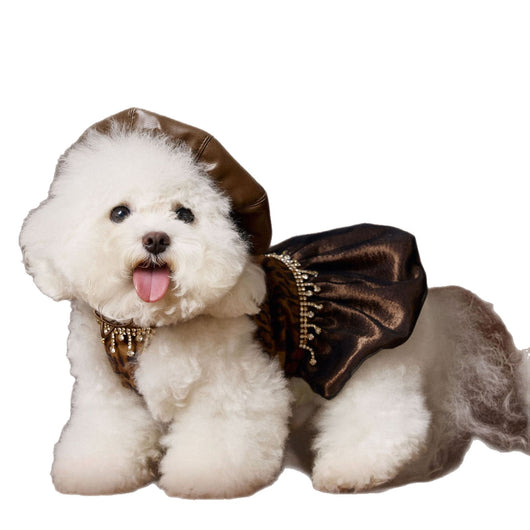 Vestido Otoñal Estampado Leopardo para Perros - Image 5