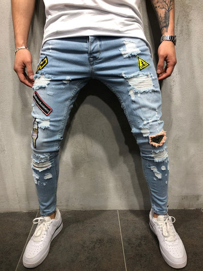 Pantalones Slim Cropped con Bordados - Jeans Modernos y Ajustados - Image 6