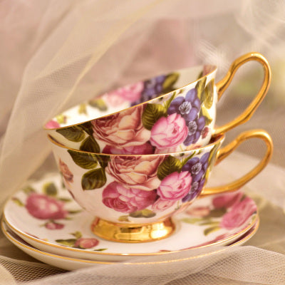 Taza y Platillo de Café Europeo - Image 2