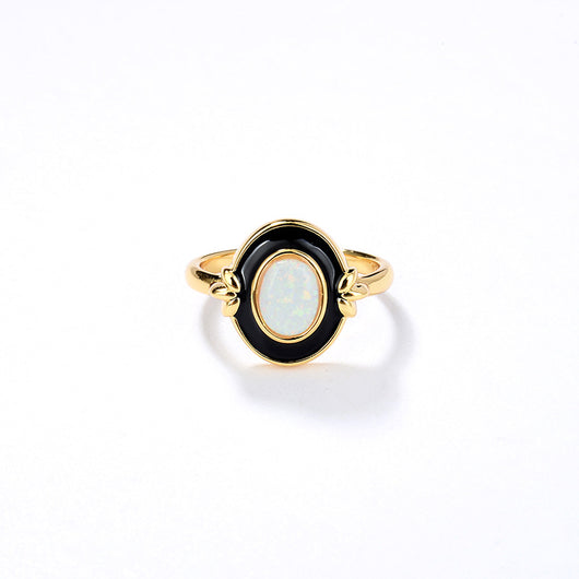 Anillo de Plata 925 con Baño de Oro 18K Diseño Ovalado Elegante - Image 8