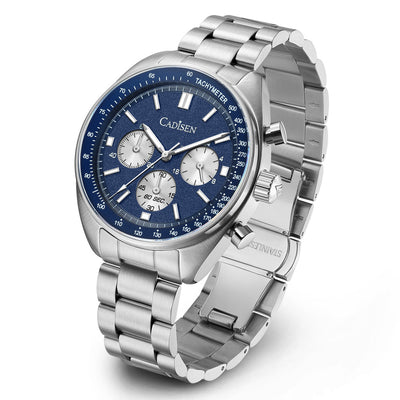 Reloj de Cuarzo Multifunción Tres Esferas Resistente al Agua para Hombre - Image 4