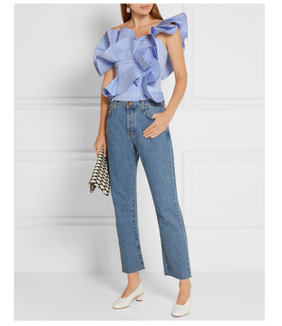 Blusa sin mangas con volantes - Image 9