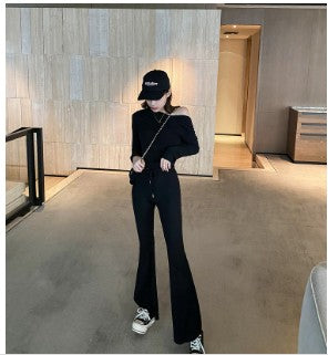 Pantalones Blancos Ajustados Largos para Mujer - Image 17