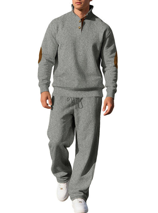 Conjunto Otoñal: Pantalón Casual y Suéter Jacquard con Cuello Alto - Image 12