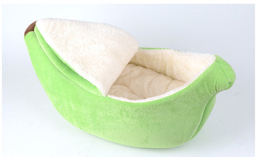 Cama Redonda para Mascotas Desmontable y Lavable - Diseño Banana Versátil - Image 6