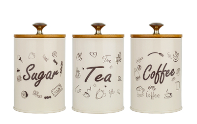 Set de 3 Frascos de Almacenamiento para Té, Café y Azúcar - Image 13