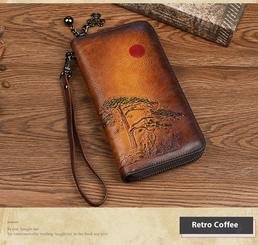 Cartera Larga de Cuero para Mujer Amanecer - Image 11