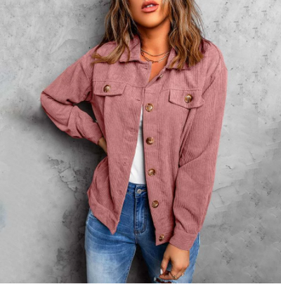 Camisa Casual de Pana con Botones - Image 8