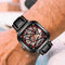 Reloj Mecánico Automático con Esfera Transparente