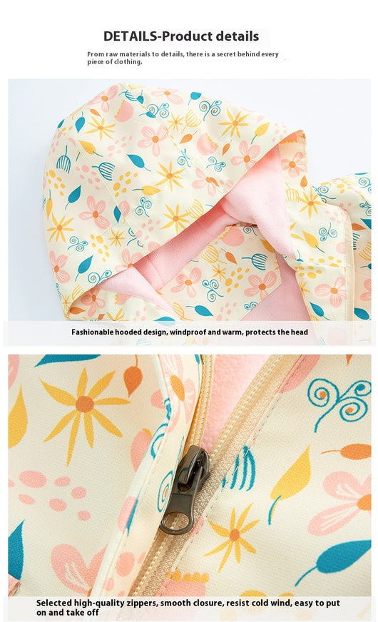 Abrigo Impermeable para Niños con Forro Polar y Diseño Camuflaje - Image 15