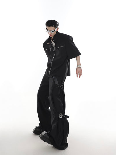 Pantalones Casuales Unisex con Bolsillo para Altavoz Portátil - Image 9