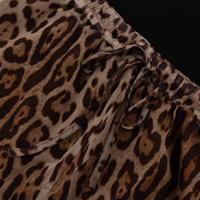 Conjunto Leopardo Transparente: Blusa Manga Larga y Shorts Sueltos - Image 16