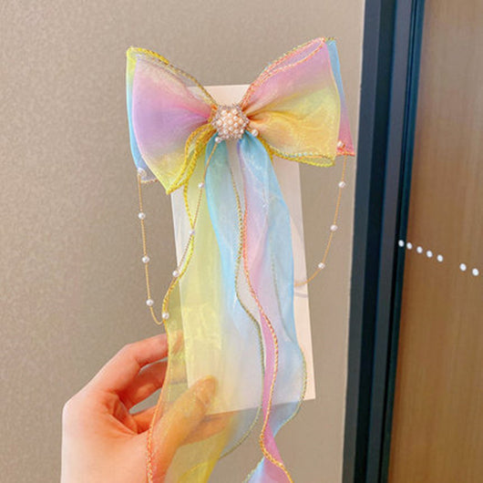 Cinta para el Cabello Infantil con Moño Elegante y Minimalista