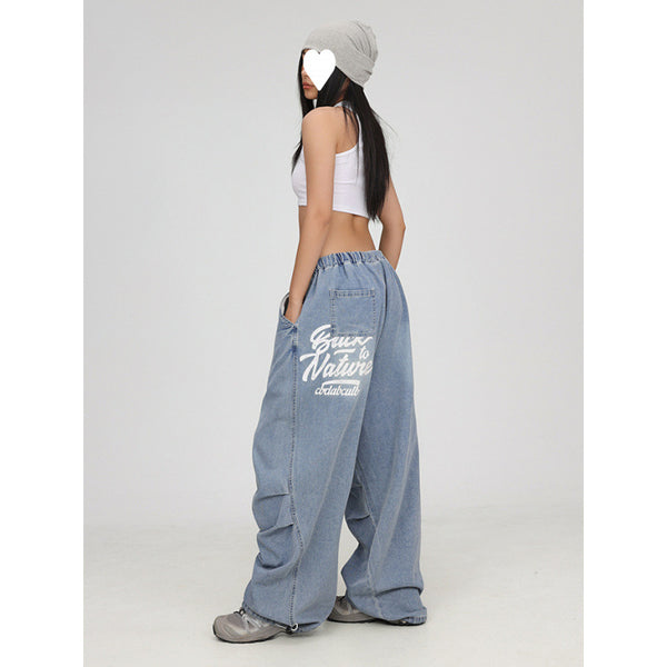 Jeans Retro Americano Versátil para Mujer
