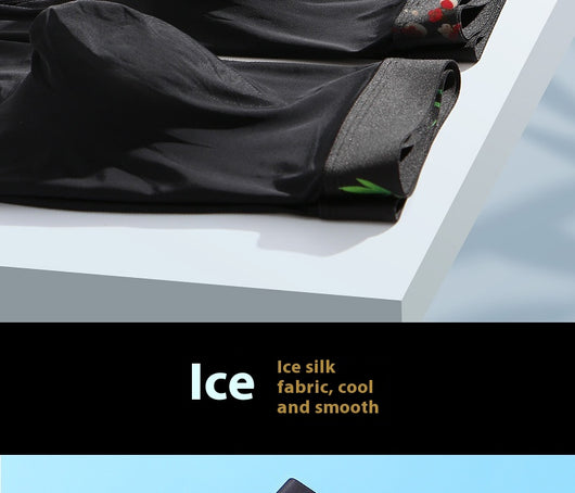 Calzoncillos Ice Silk Hombre - Transpirables con Seda de Hielo Meilan - Image 10