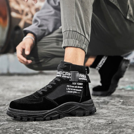 Botas Martin de caña alta con cordones - Sneakers versátiles - Image 6