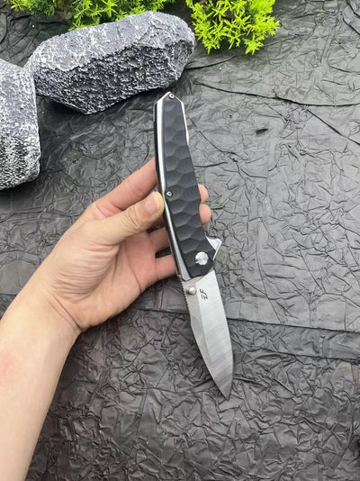 Cuchillo Plegable de Supervivencia con Mango de Fibra de Nylon - Image 16