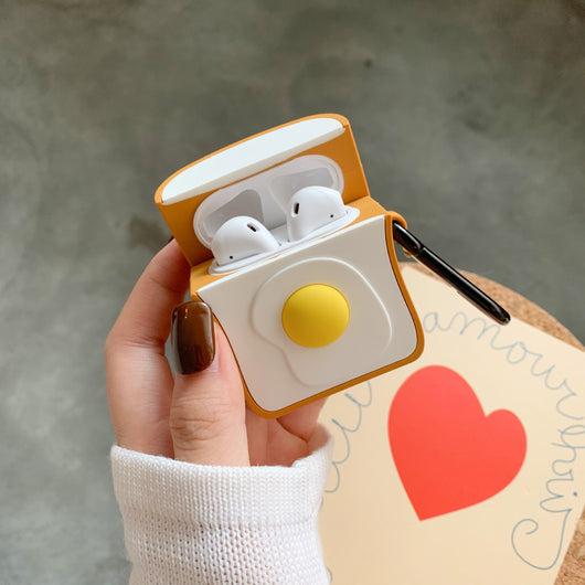 Funda para AirPods Desayuno Huevo Tostada Compatible con Apple - Image 5