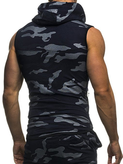 Chaleco Camuflaje Slim Fit con Dobladillo Redondeado - Image 3