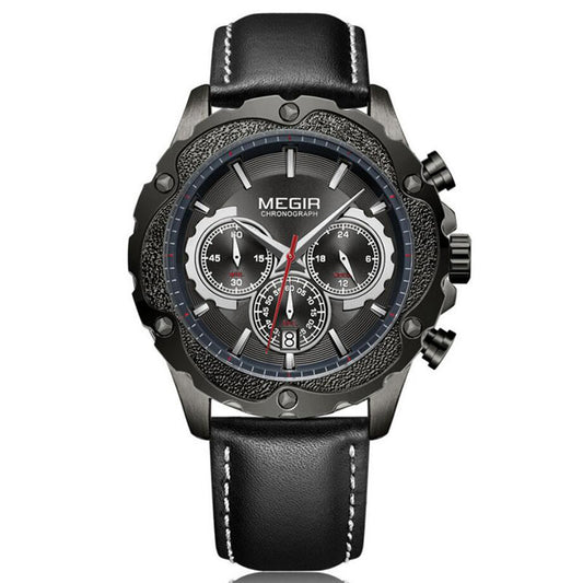 Reloj Deportivo Multifuncional Cronógrafo Calendario Hombre Cuarzo