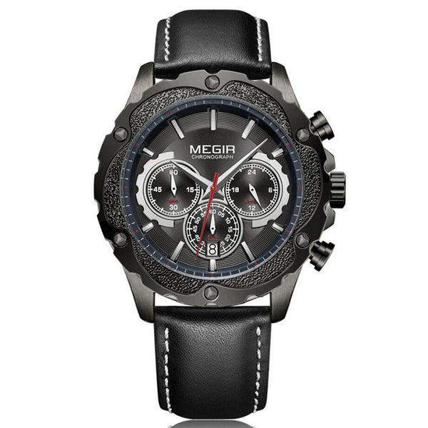 Reloj Deportivo Multifuncional Cronógrafo Calendario Hombre Cuarzo
