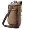 Mochila de Lona Multifuncional de Gran Capacidad para Hombre