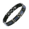Titanium bracelet Pure titanium Azul fiber