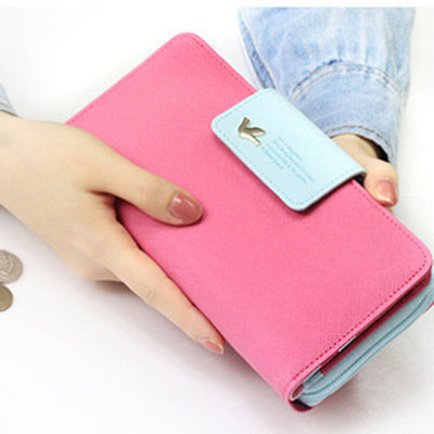 Billetera Larga para Mujer de Gran Capacidad con Diseño Moderno