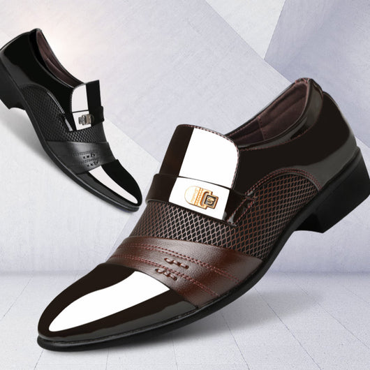 Zapatos de Cuero Formal para Jóvenes Profesionales Estilo Británico - Image 3