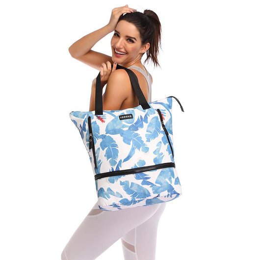 Bolsa Deportiva de Lona Gran Capacidad - Bolso Duffel Portátil para Yoga y Gimnasio - Image 3