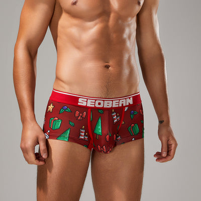 Calzoncillos Hombre Navidad Estampado Cintura Media Slim Fit - Image 13